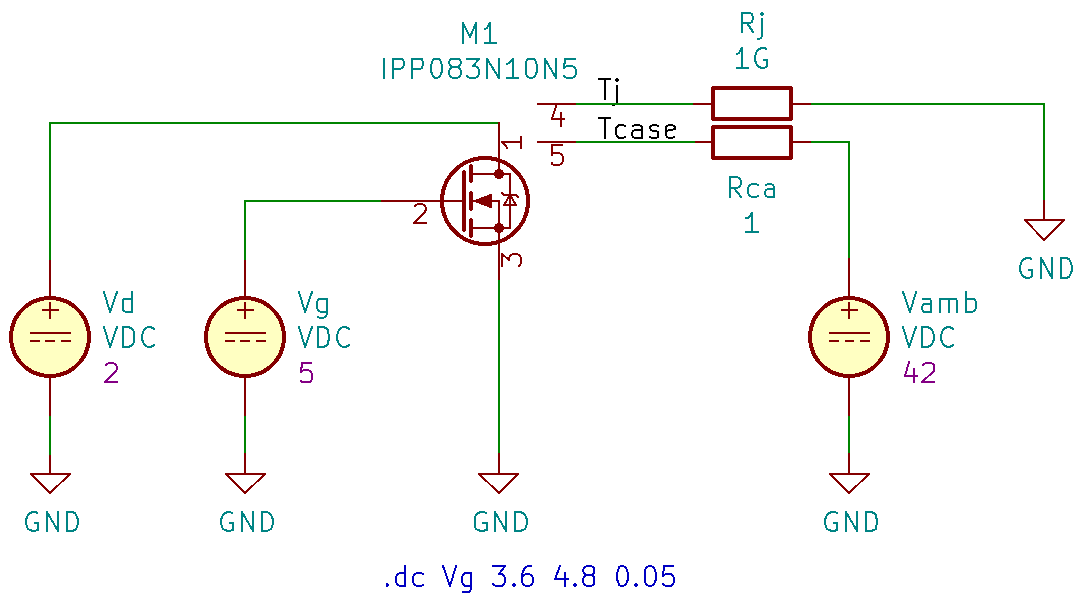 Transistor test circuit