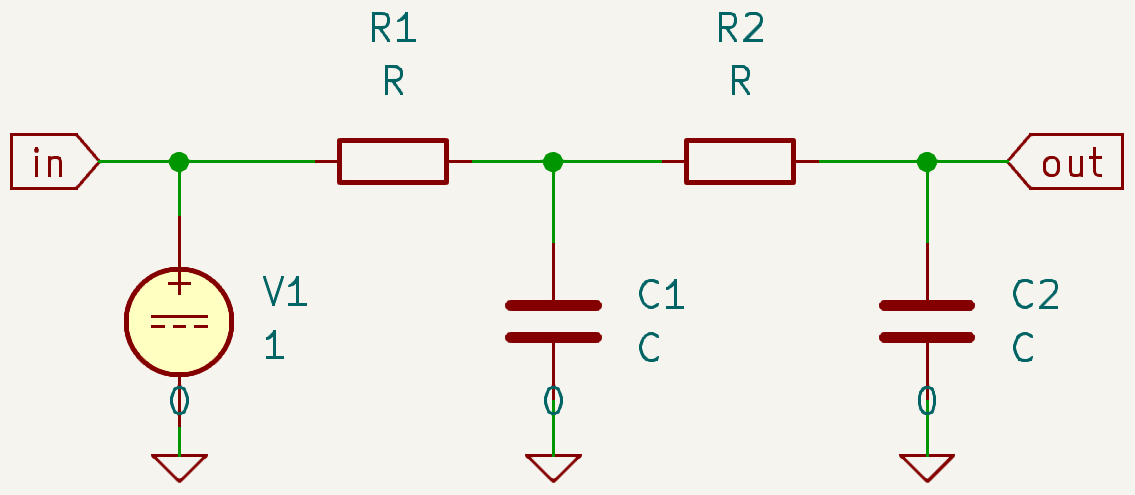 RC circuit w/o values